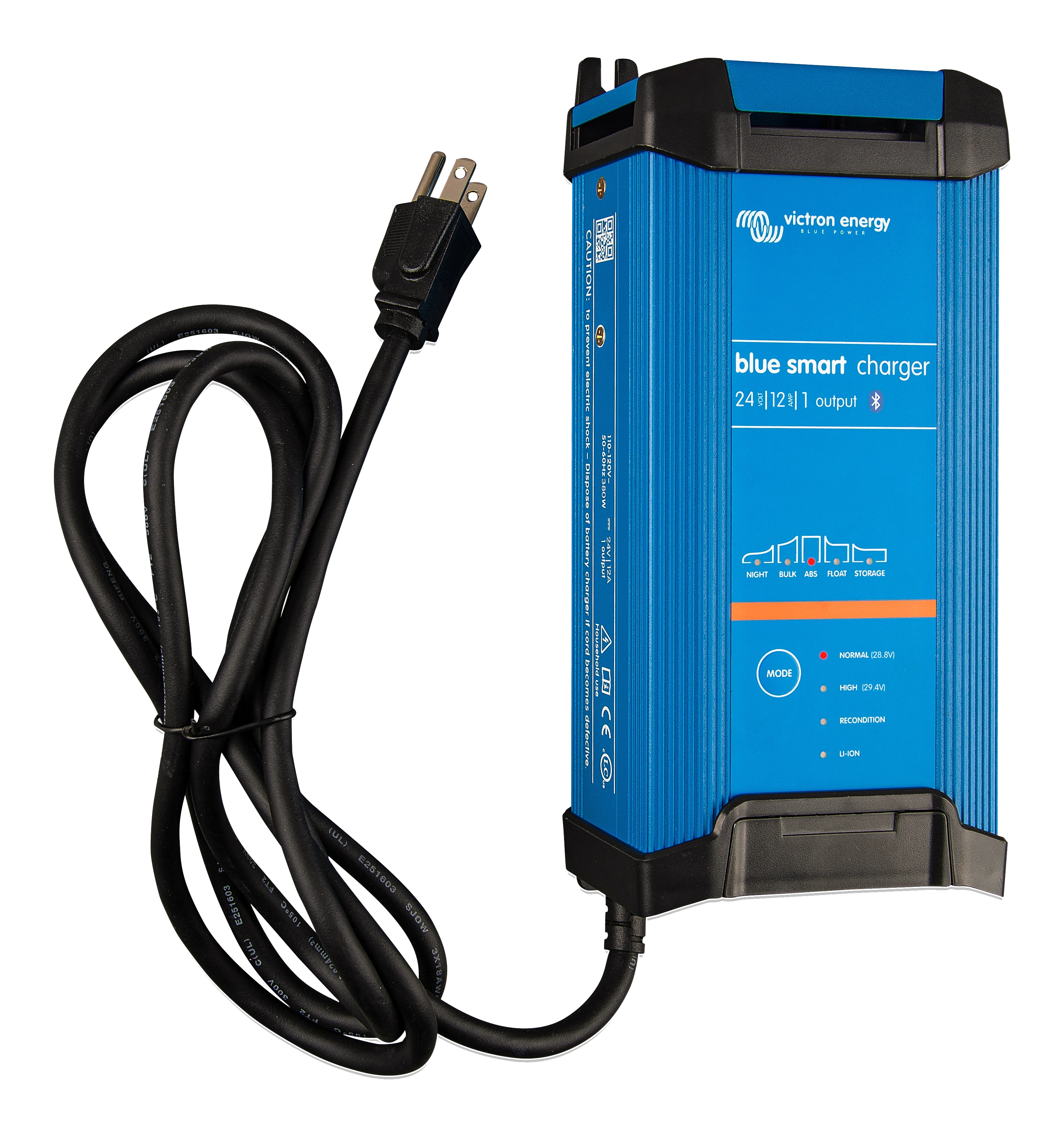 Victron Blue Smart IP22 Charger 24 V 12 A - 1 Output, 120 V