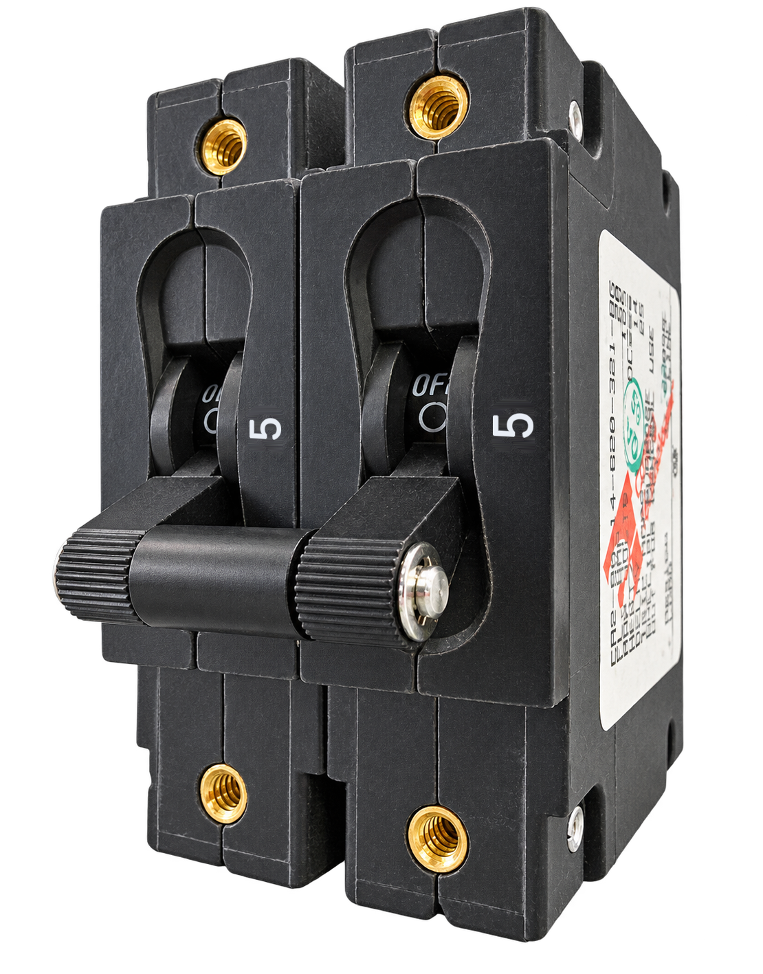 Carling C-Series CA2 5A 120/240V AC 2-Pole UL 489 Circuit Breaker