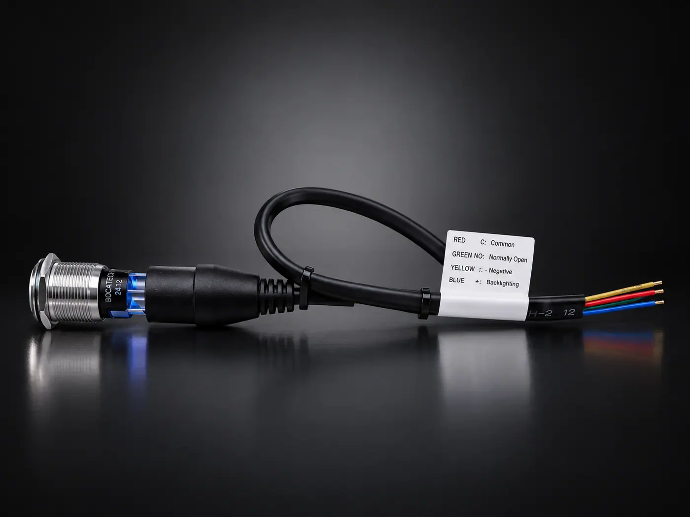 BEP 80-511-0031-01 Push-Button Connection Cable — N.O. Only