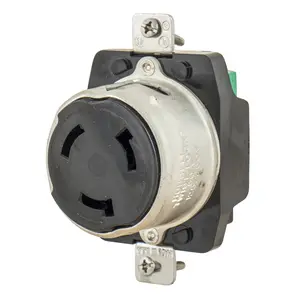 Hubbell HBL63CM69 marine receptacle in yellow
