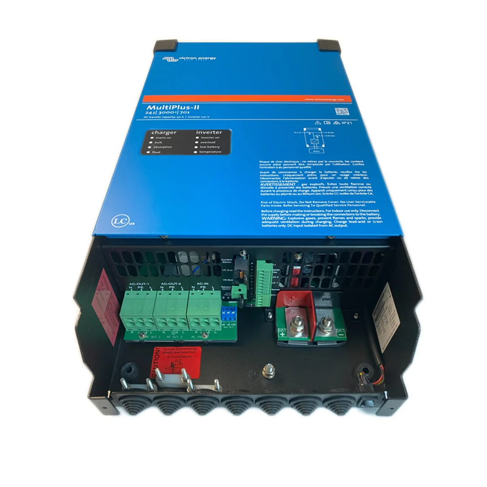 Victron MultiPlus-II 24/3000 70-50 120 V UL 458 inverter product view