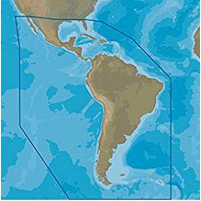 C-MAP M-SA-D038-MS SOUTH AMERICA & CARIB CONTINENTAL-4D — M-SA-D038-MS