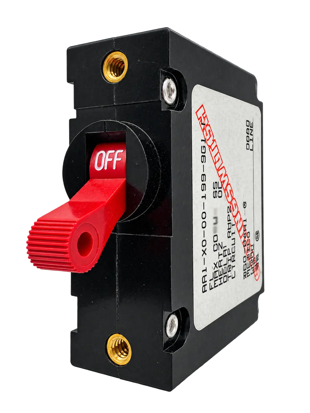 Carling Technologies AA1-B0-34-640-9G1-C, 40A A-Series single-pole circuit breaker