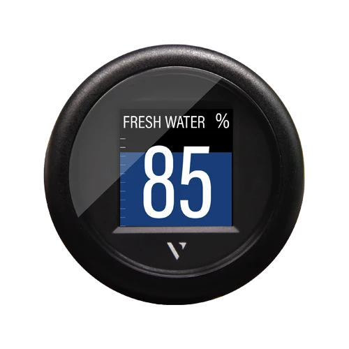 Veratron VL Flex 52 NMEA 2000 Black round marine multifunction gauge