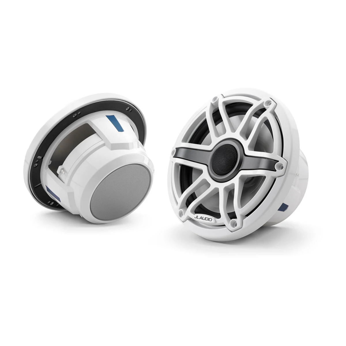 JL Audio M6 Marine Speakers, 7.7" with White Sport Grille (M6-770X-S-GwGw)