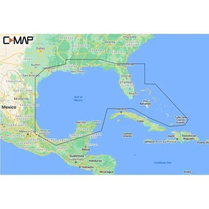 C-MAP REVEAL Coastal – Gulf of Mexico and The Bahamas — M-NA-Y204-MS