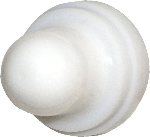 Blue Sea Systems Push Button Reset Only Circuit Breaker Boot - White