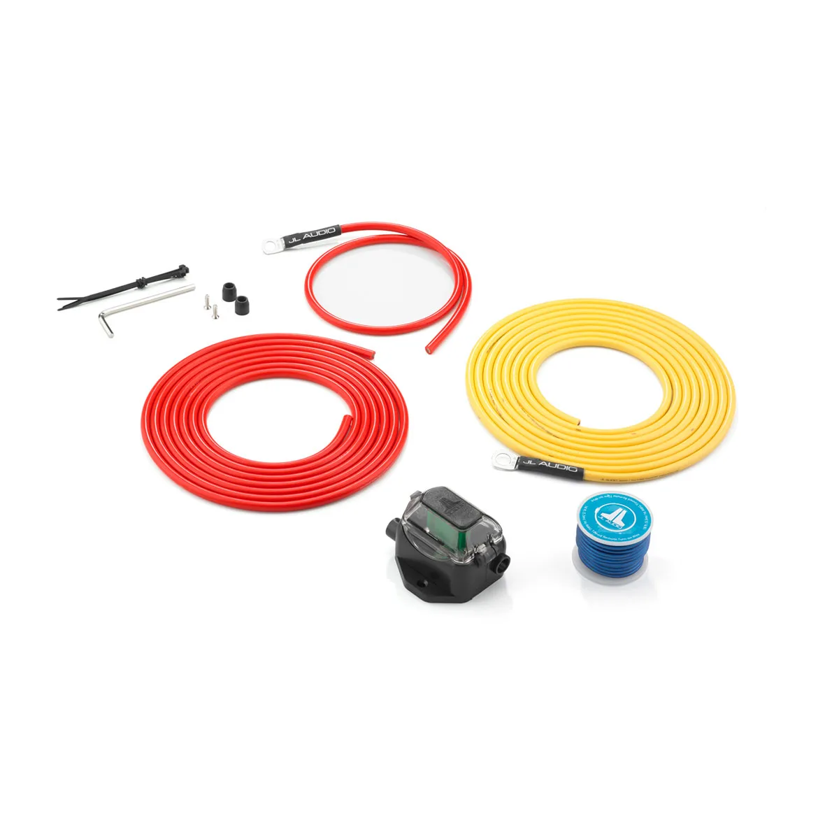 JL Audio Premium Power Marine Connection Kit (90400), 9 AWG, 12 V, Single Amplifier, within 12' of Battery (XMD-PCS30A-1-L12)
