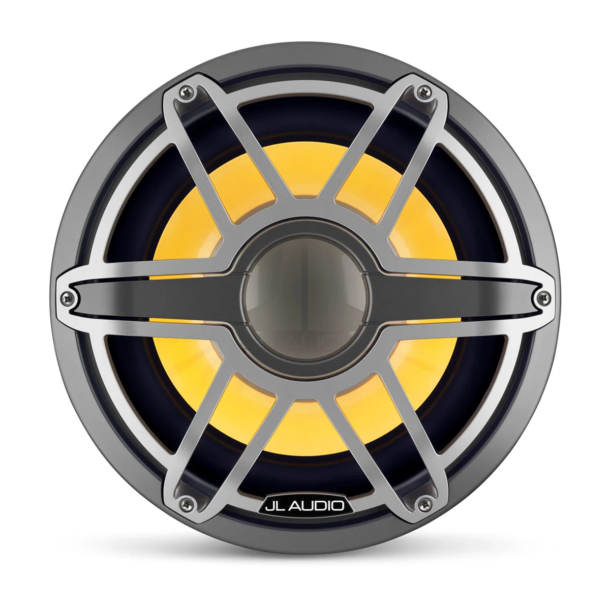 JL Audio M7 Marine Subwoofer, 12" with LED and Titanium Sport Grille (M7-12IB-S-GmTi-i-4)