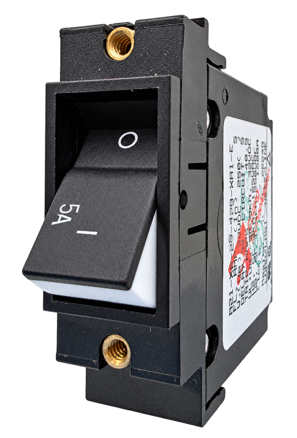 Carling A-Series A21 5A Single-Pole Rocker Circuit Breaker