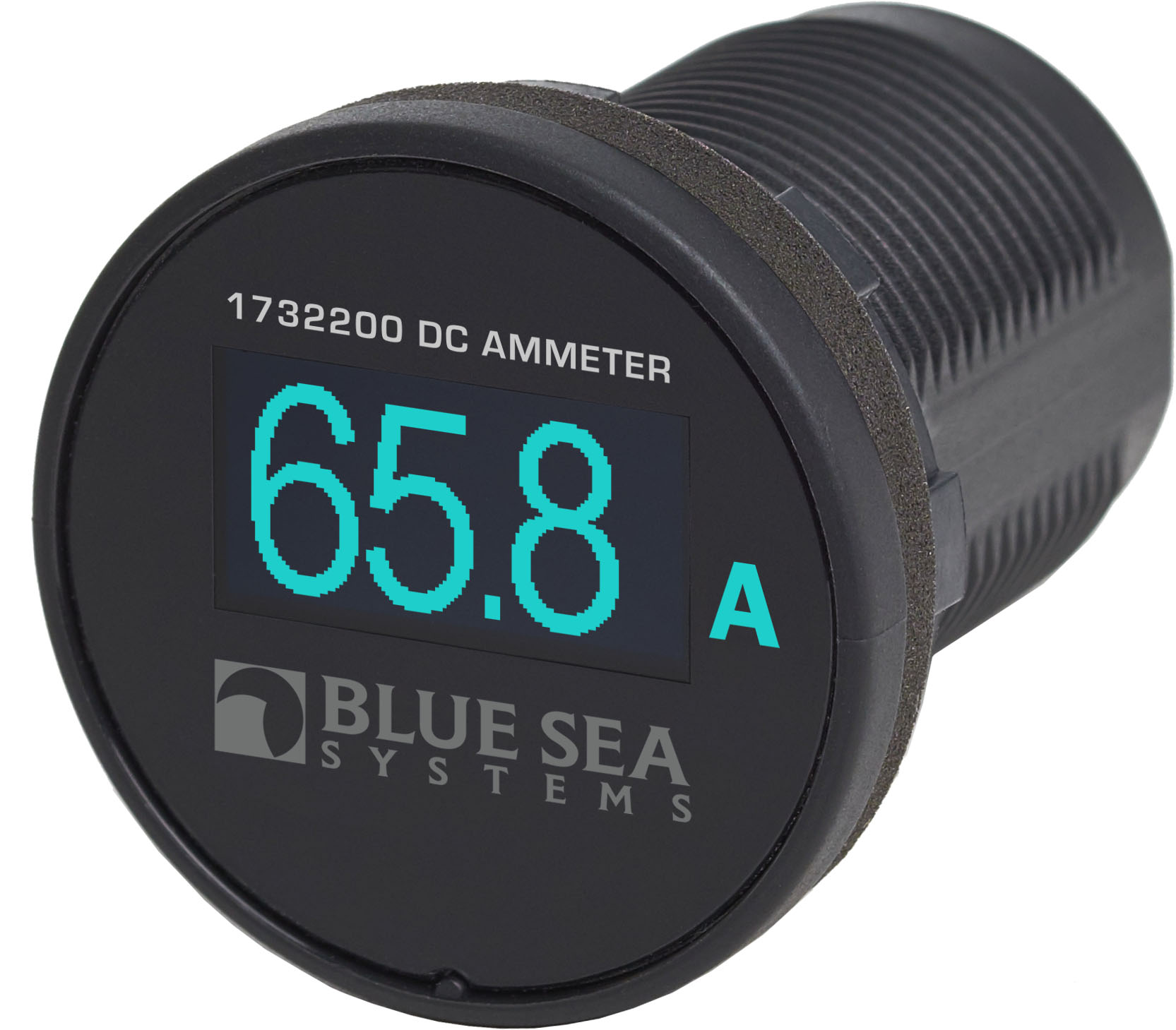 Blue Sea Systems Mini OLED Ammeter, Blue