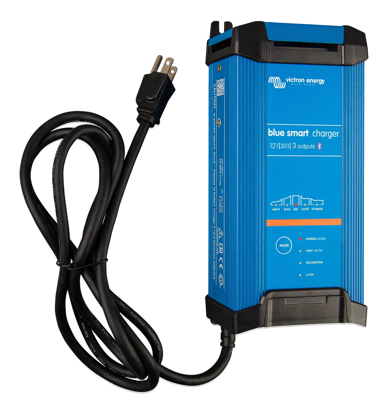 Victron Blue Smart IP22 Charger 12/30(3) 120V NEMA 5-15