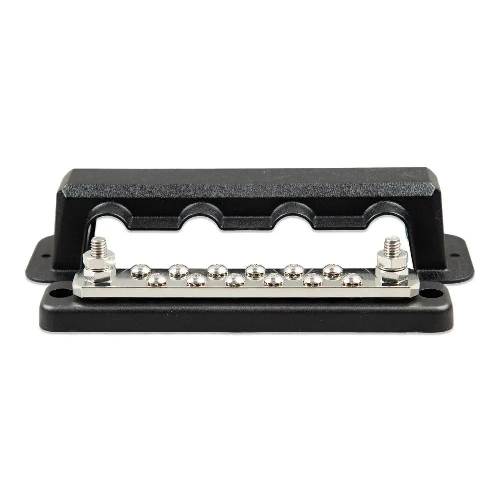 Victron Busbar 250 A 2P with 12 screws and protective cover